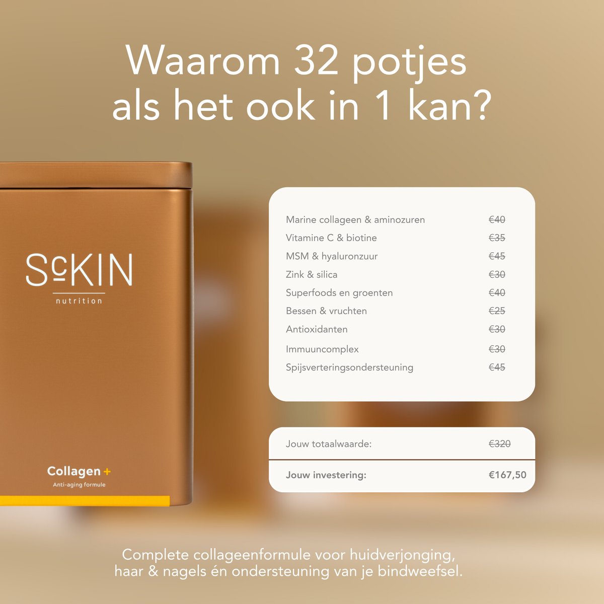 Collageen poeder supplement all-in-one