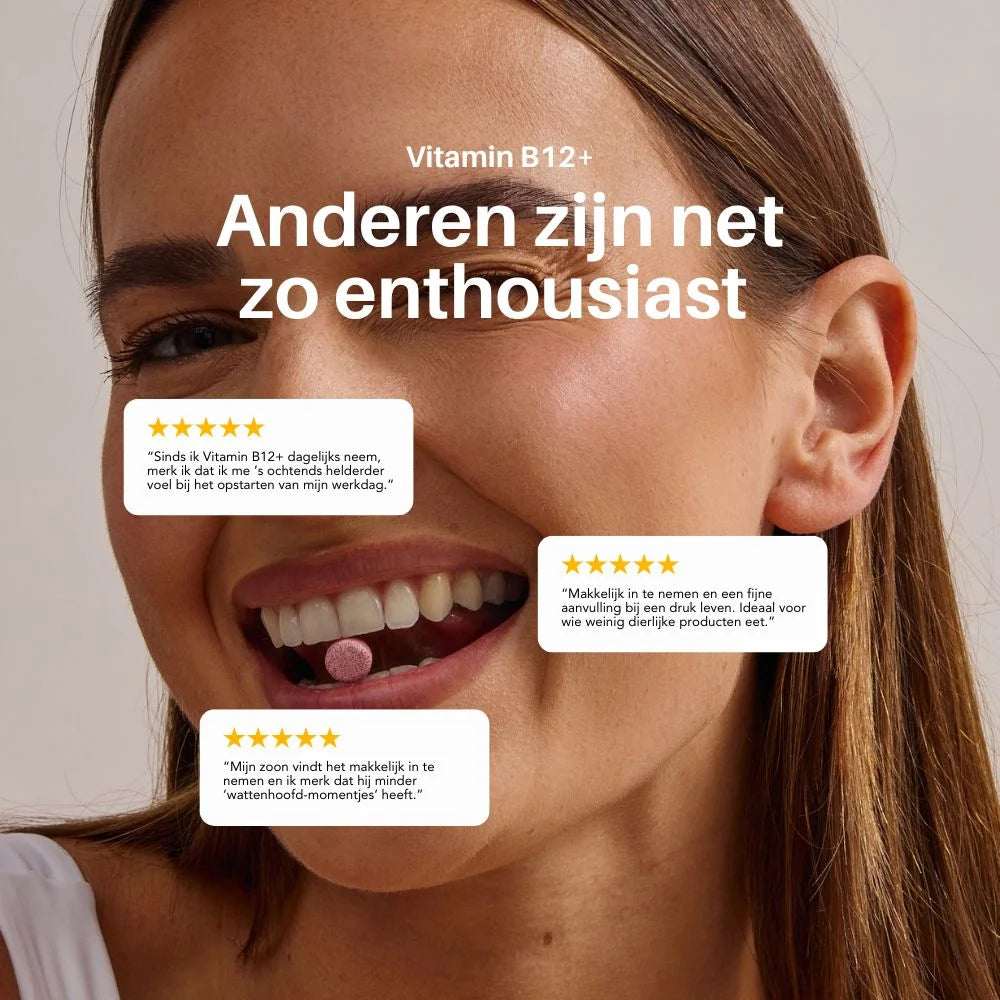 ScKIN B12+ Zuigtabletten – Biologisch actieve vitamine B12 voor energie en concentratie